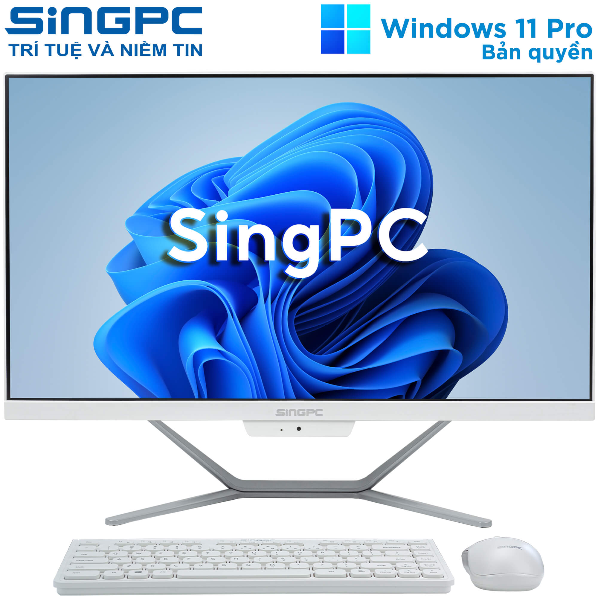 Máy tính All in one SingPC M24K672-W