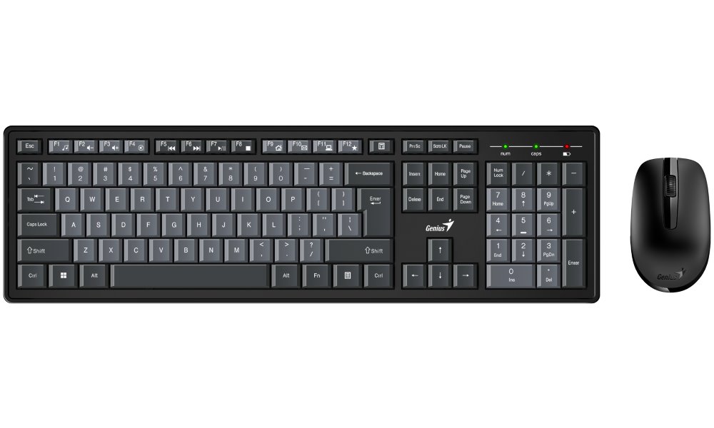 Bộ Phím Chuột Không Dây Genius Smart KM-8200 Dual Color0
